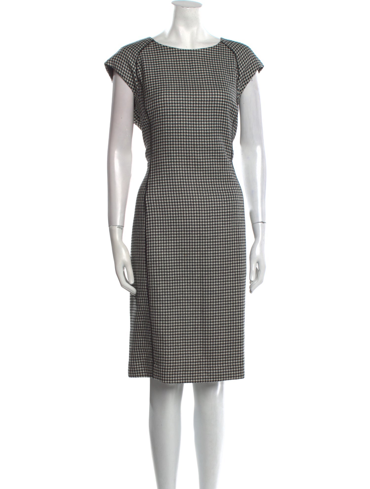 Nina Mclemore Virgin Wool Knee-Length Dress