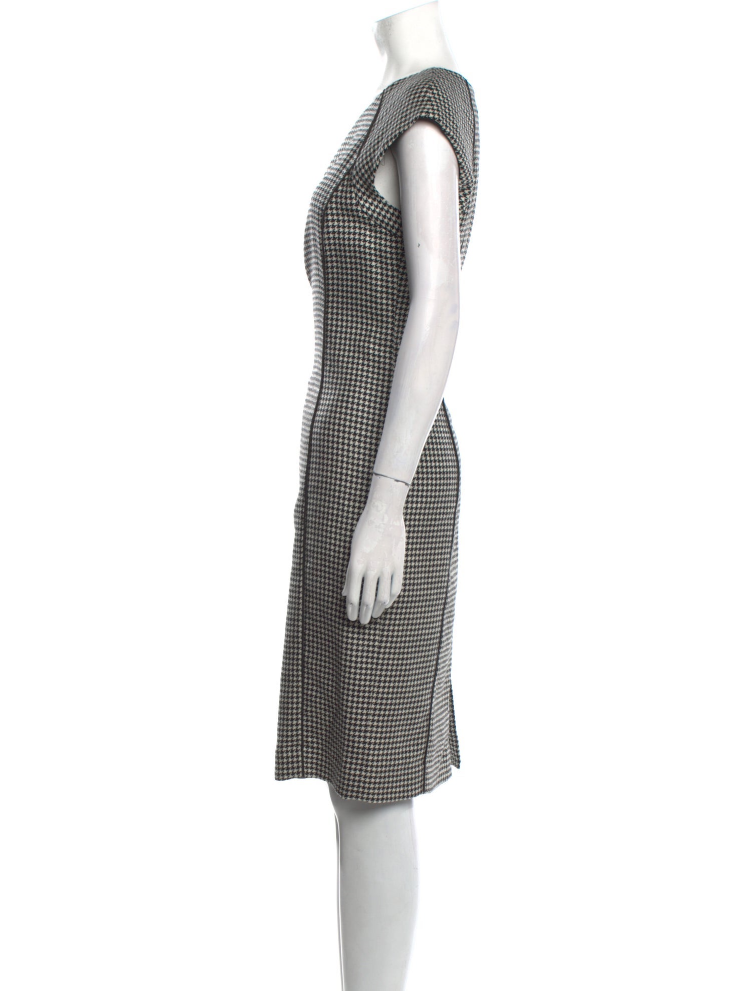 Nina Mclemore Virgin Wool Knee-Length Dress