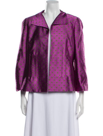 Nina Mclemore Silk Evening Jacket