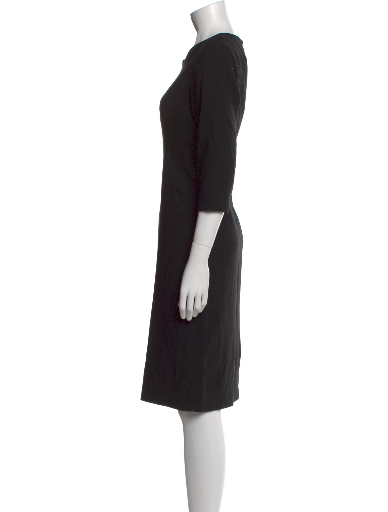 Nina Mclemore Wool Knee-Length Dress