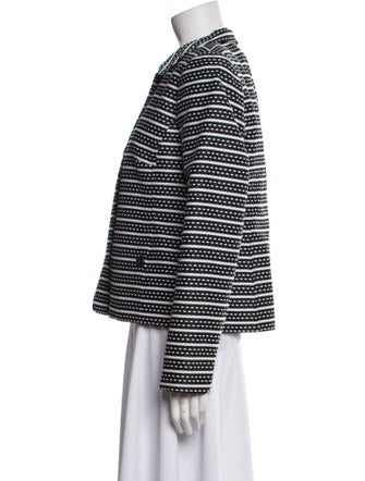 Nina Mclemore Striped Evening Jacket