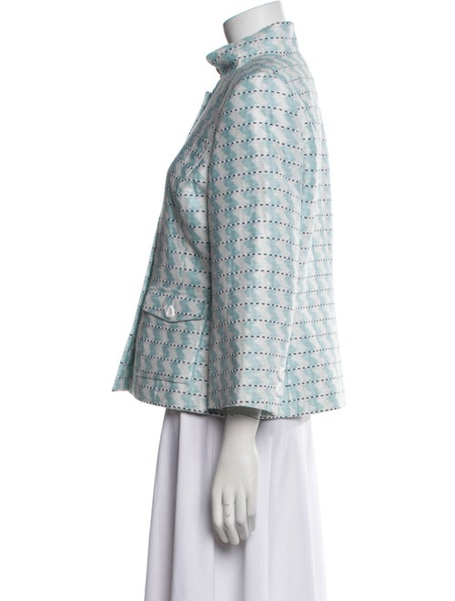 Nina Mclemore Striped Evening Jacket