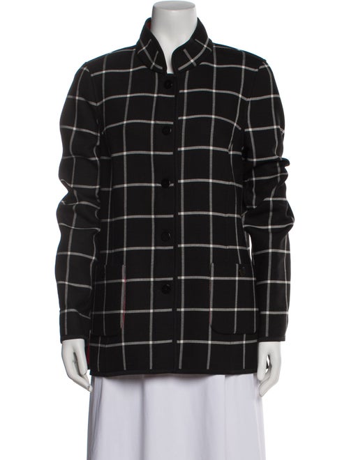 Nina Mclemore Plaid Print Jacket