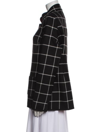 Nina Mclemore Plaid Print Jacket
