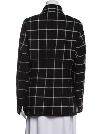 Nina Mclemore Plaid Print Jacket