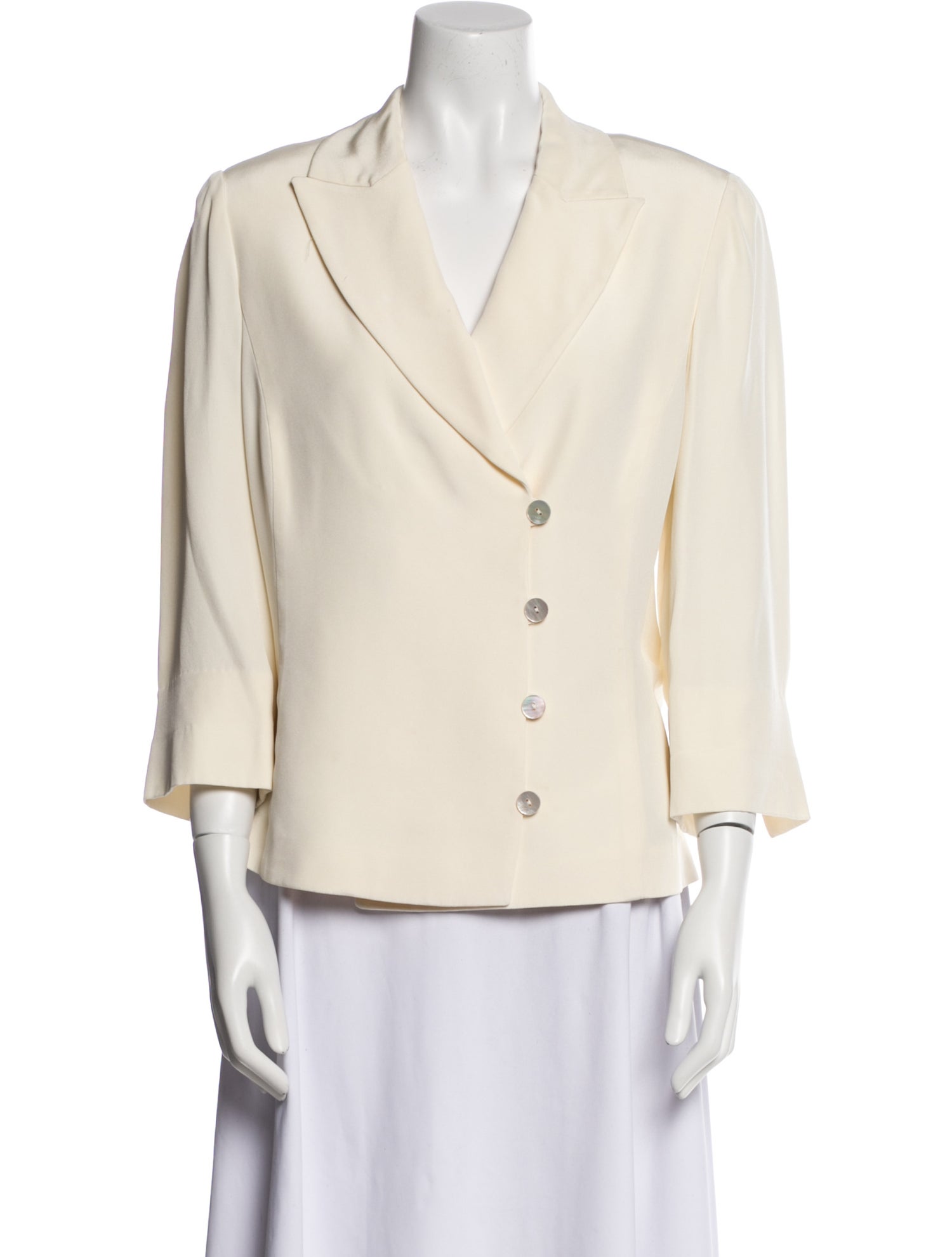Nina Mclemore Silk Blazer