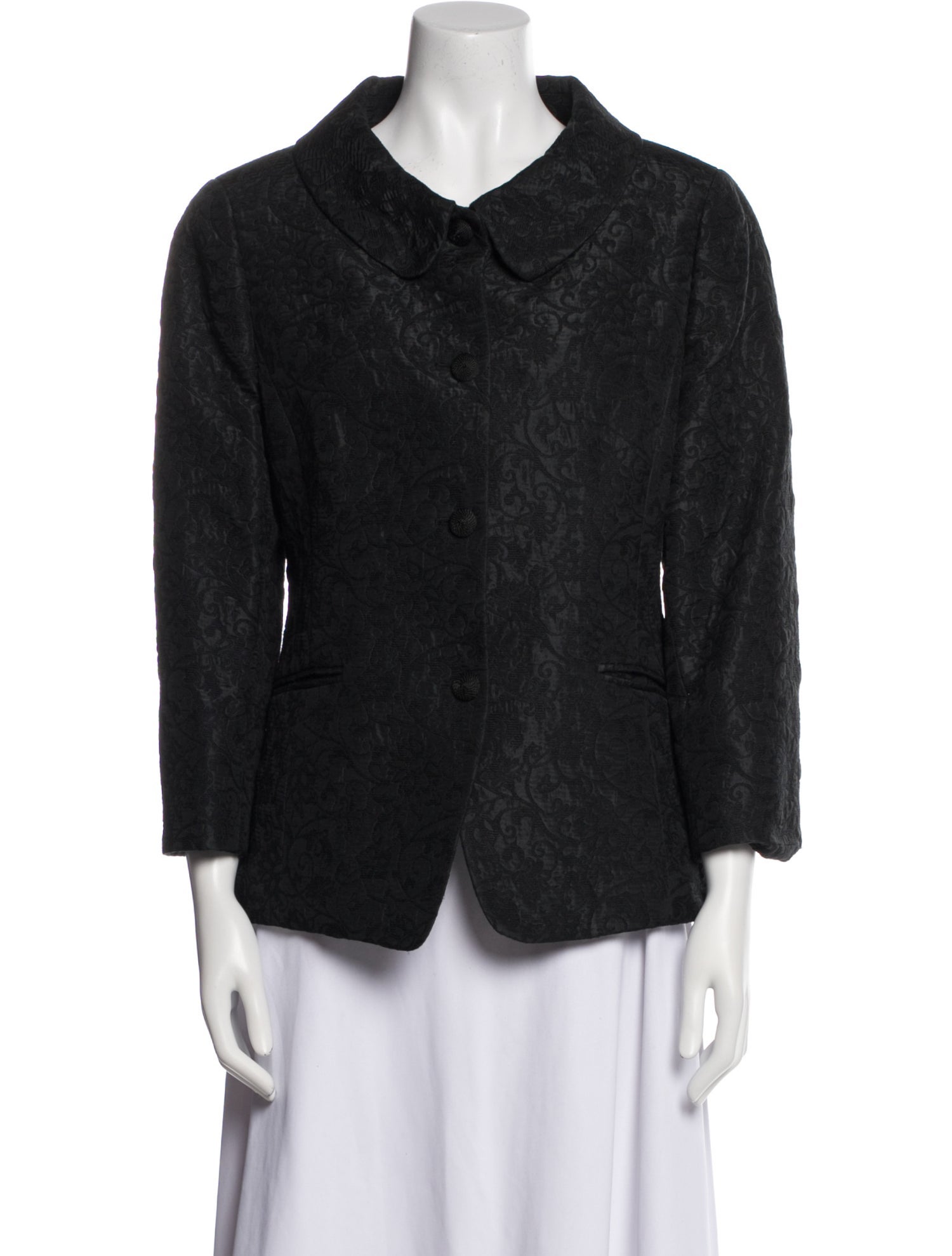 Nina Mclemore Wool Evening Jacket