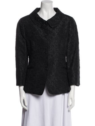 Nina Mclemore Wool Evening Jacket