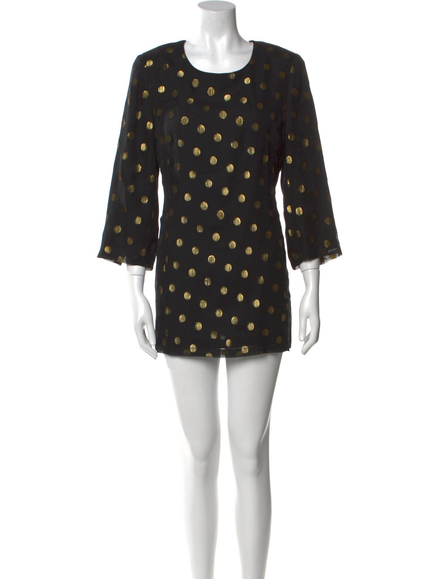 Nina Mclemore Silk Mini Dress