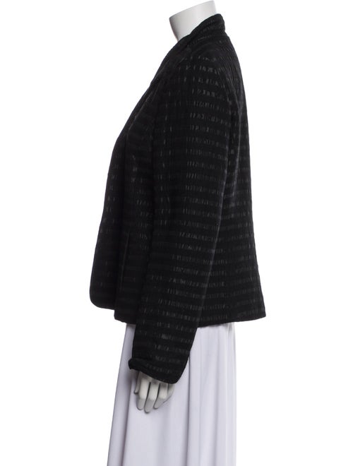 Nina Mclemore Wool Striped Blazer