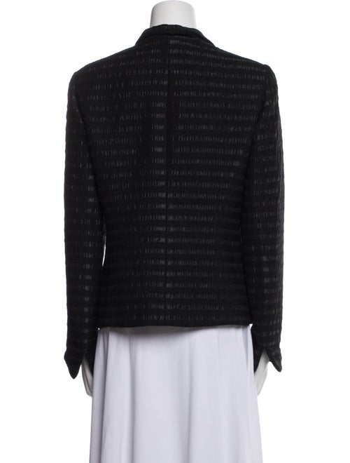 Nina Mclemore Wool Striped Blazer