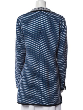 Nina Mclemore Plaid Print Blazer