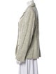 Nina Mclemore Tweed Pattern Blazer