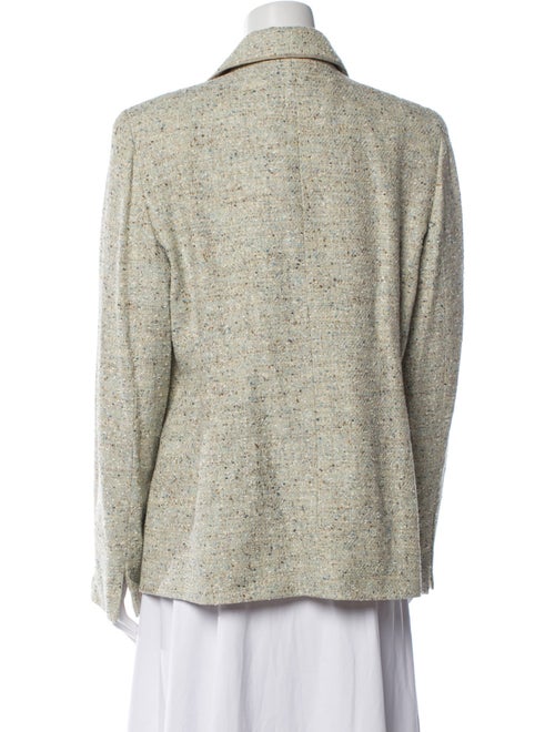 Nina Mclemore Tweed Pattern Blazer