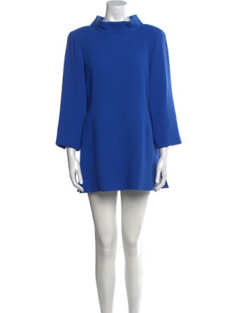 Nina Mclemore Virgin Wool Mini Dress