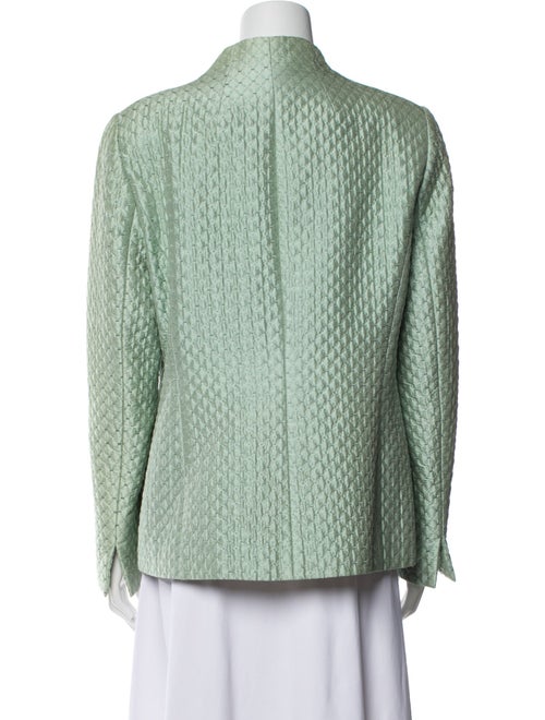 Nina Mclemore Silk Tweed Pattern Jacket