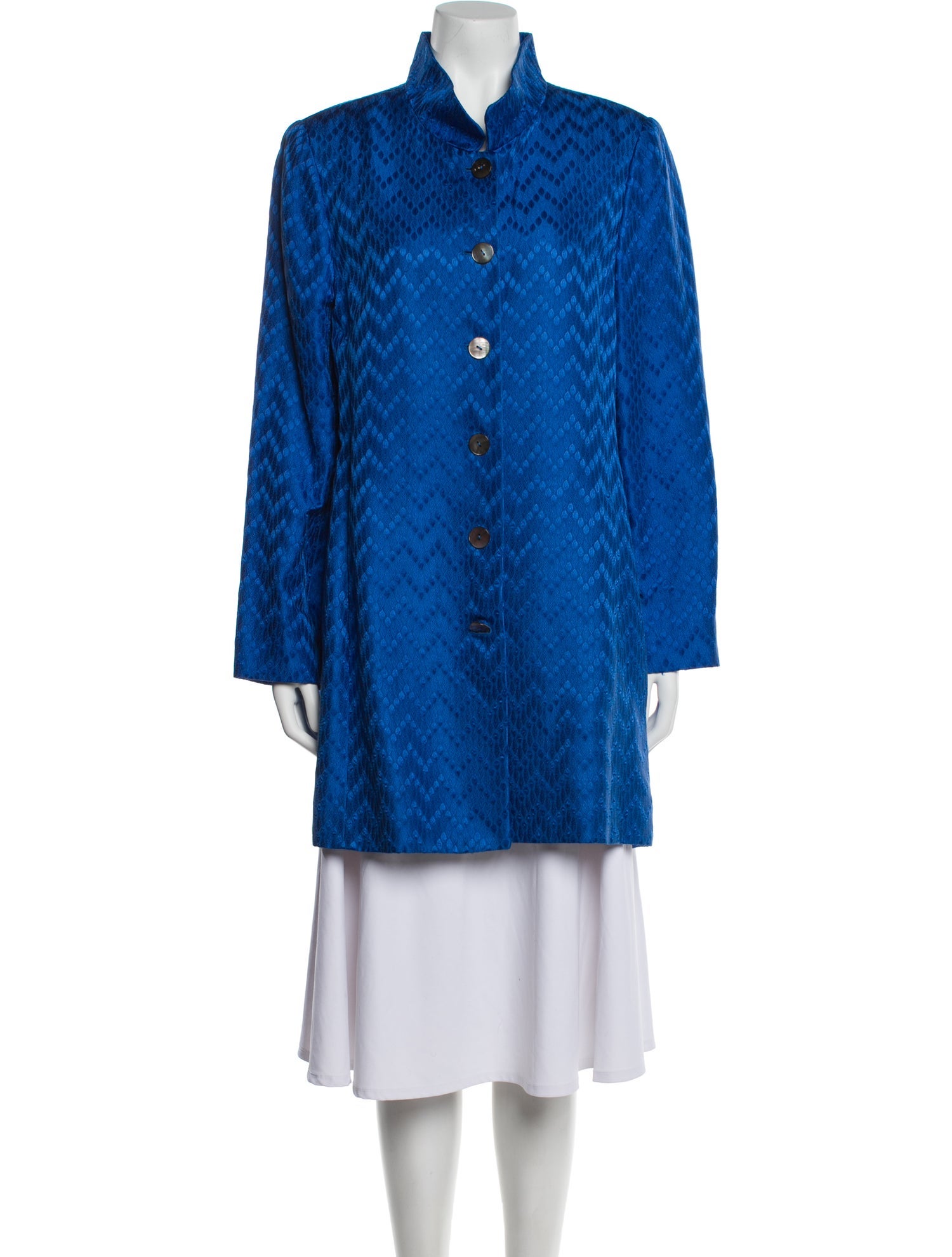 Nina Mclemore Silk Denim Jacket