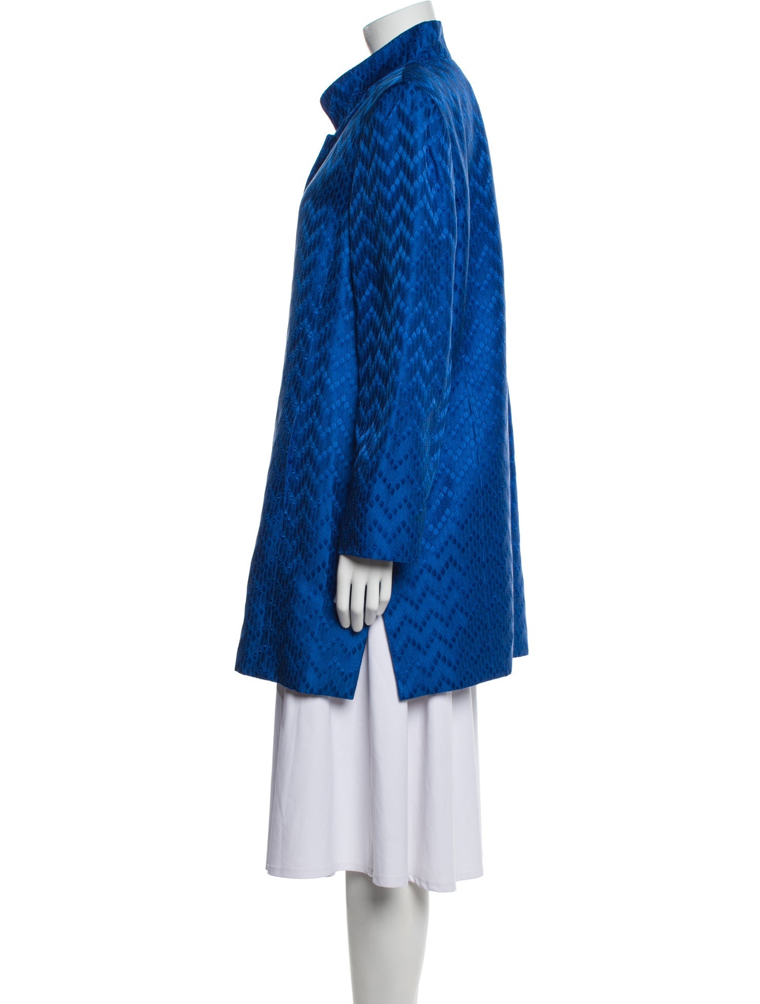 Nina Mclemore Silk Denim Jacket