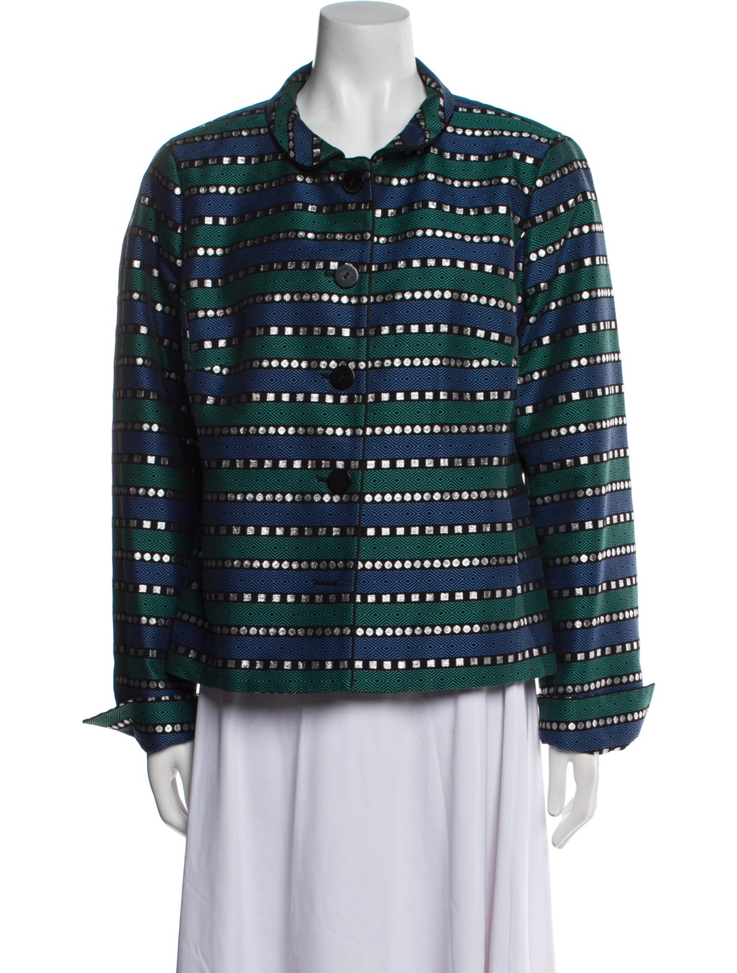 Nina Mclemore Printed Evening Jacket