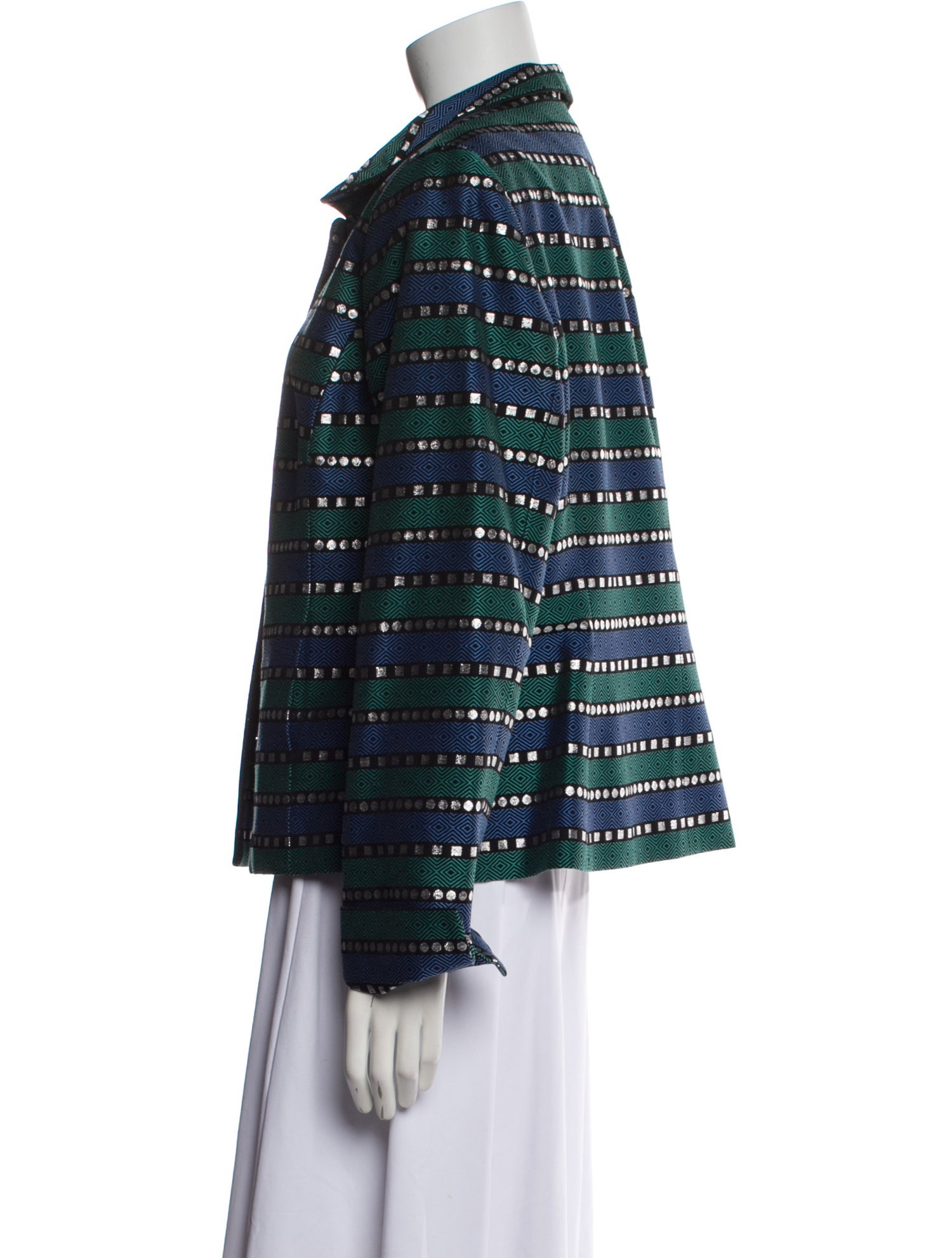 Nina Mclemore Printed Evening Jacket