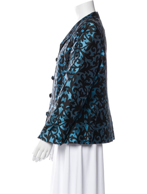 Nina Mclemore Silk Printed Jacket