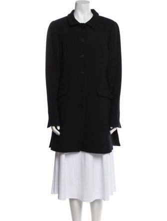 Nina Mclemore Virgin Wool Peacoat