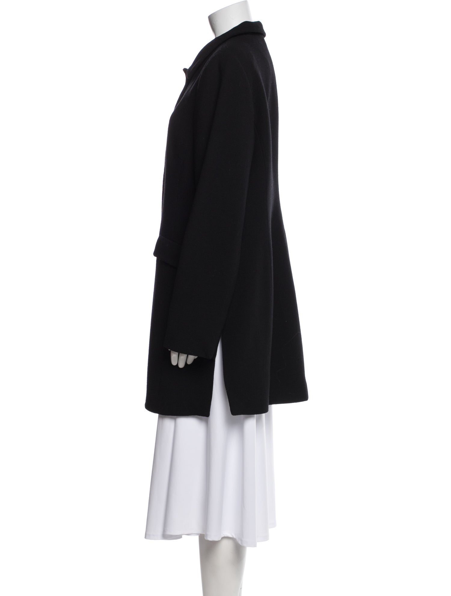 Nina Mclemore Virgin Wool Peacoat