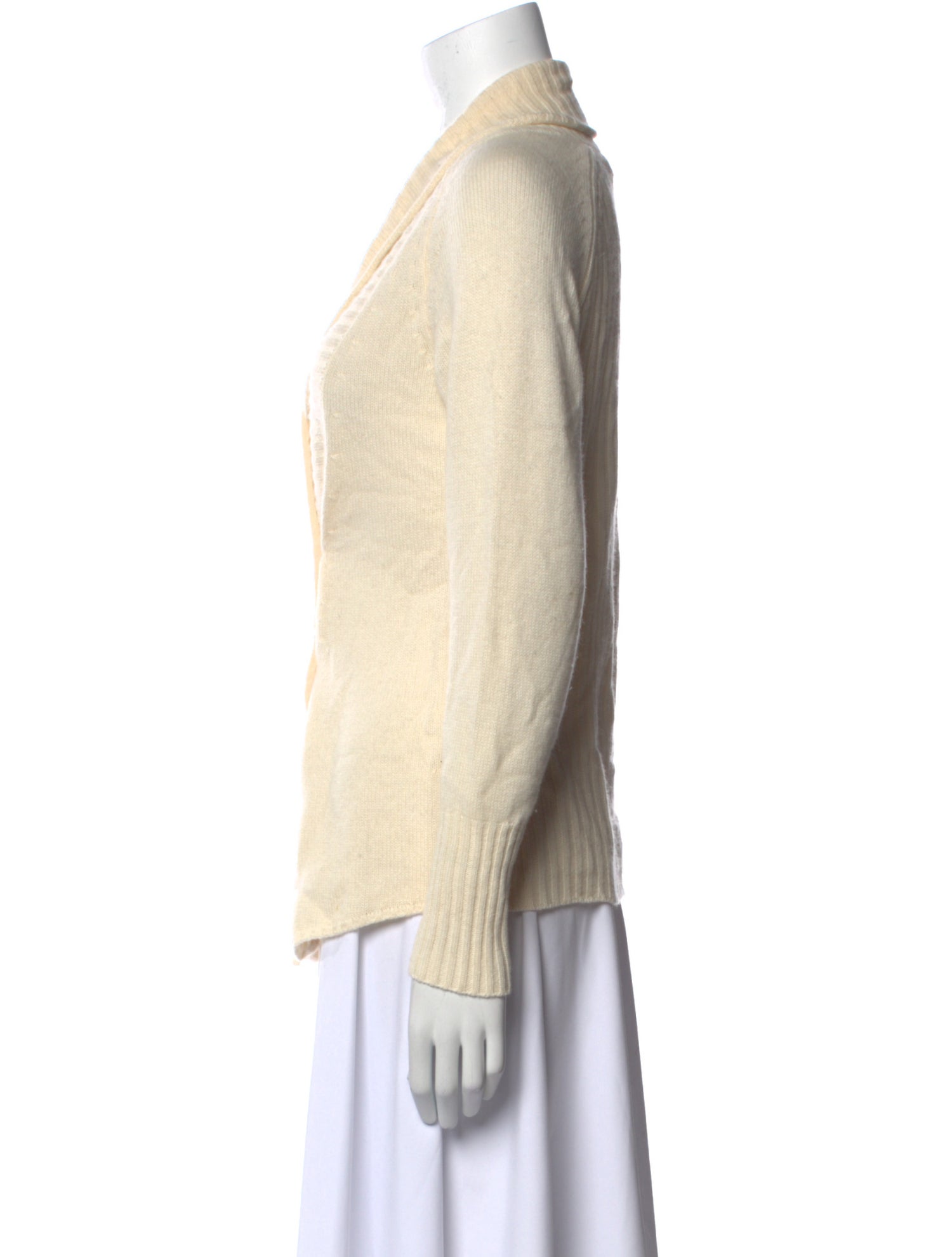 Nina Mclemore Cashmere V-Neck Sweater