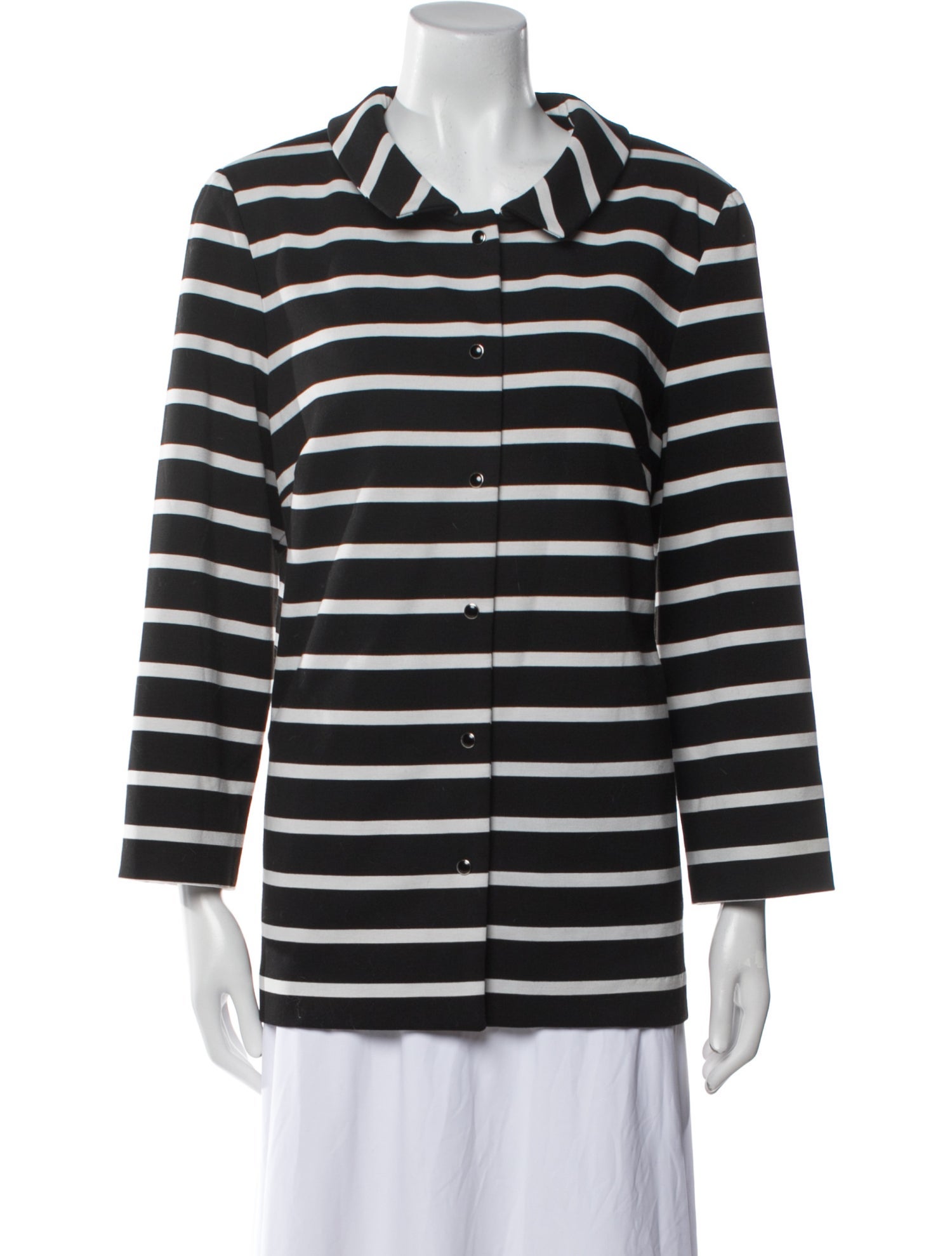 Nina Mclemore Striped Evening Jacket
