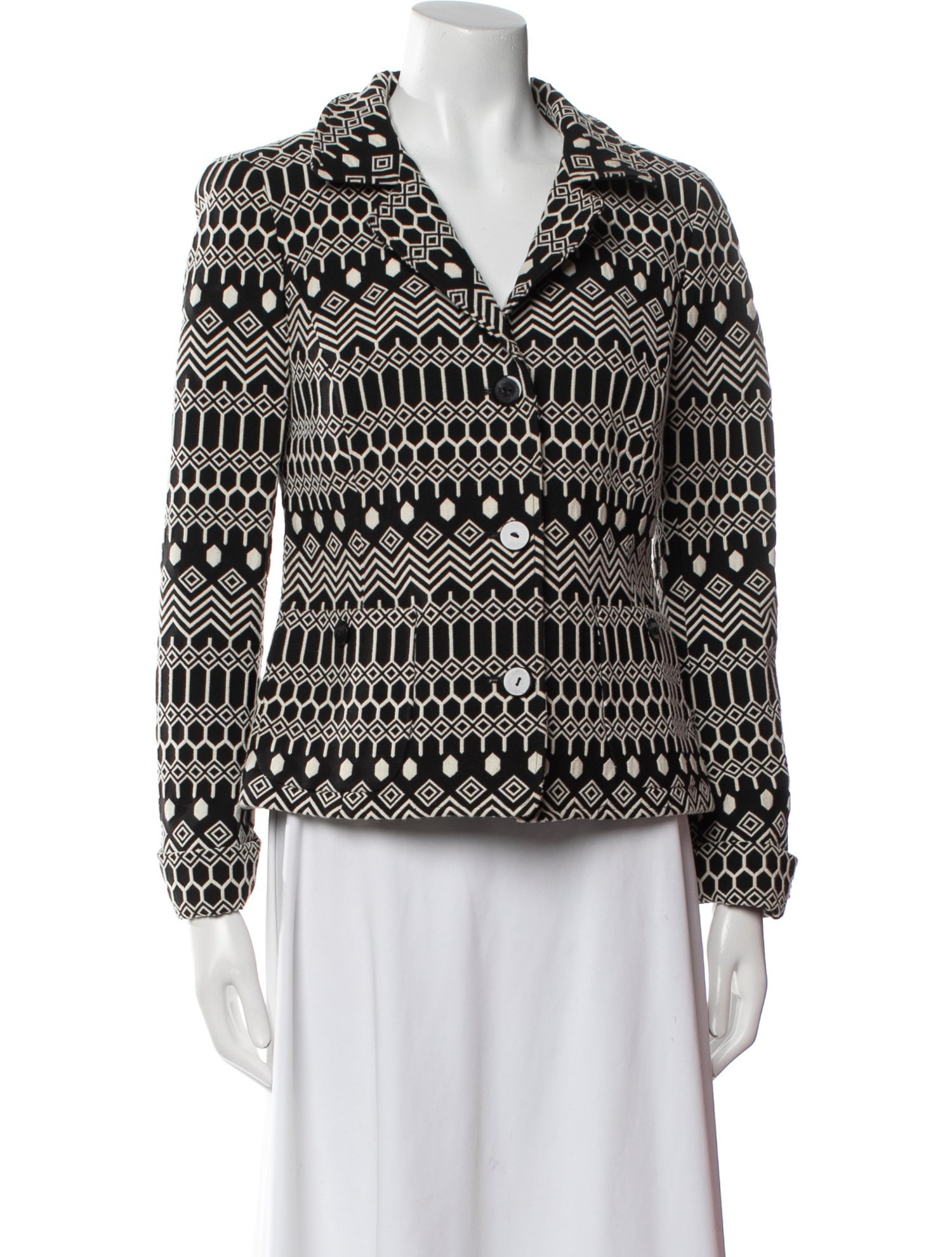 Nina Mclemore Printed Blazer