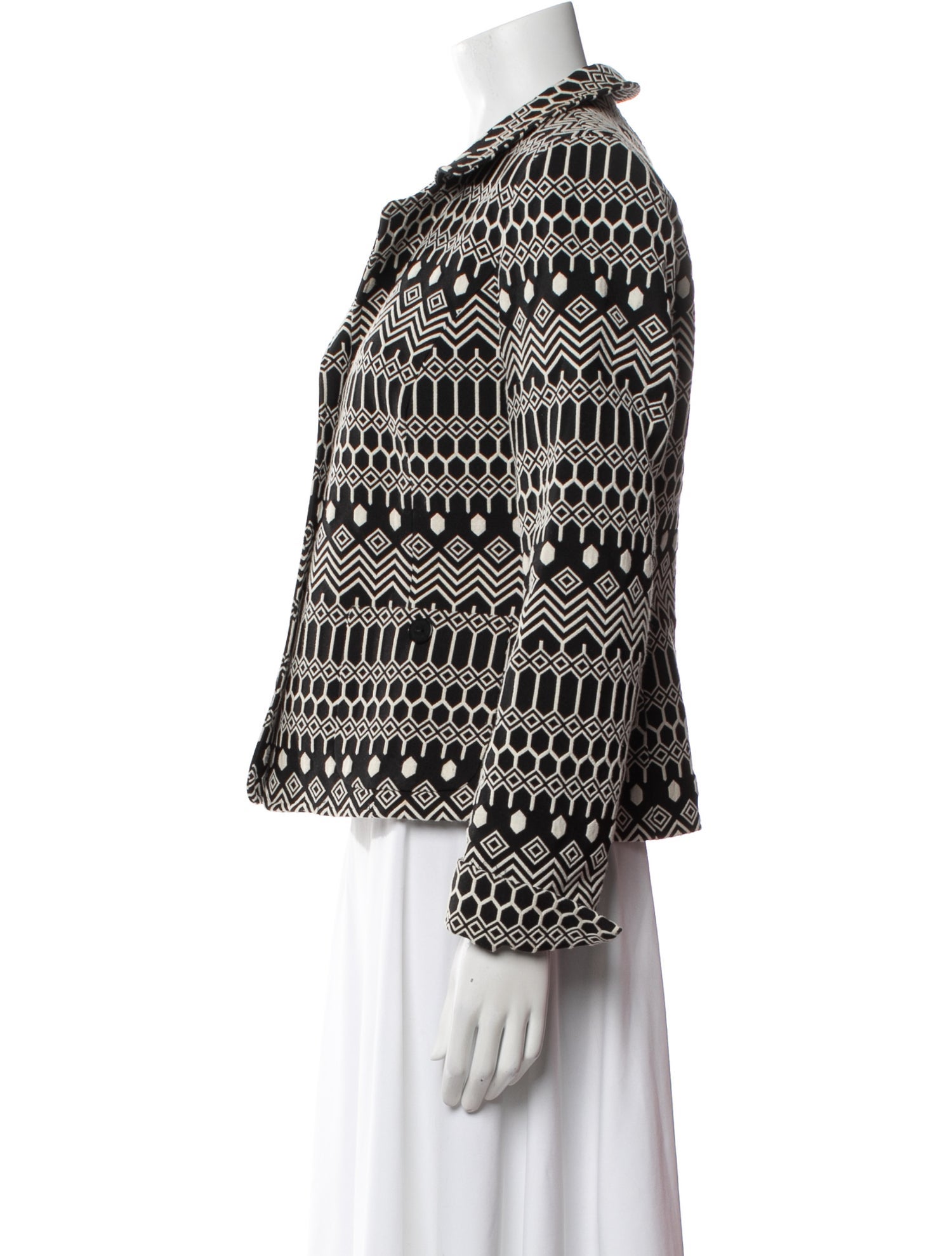 Nina Mclemore Printed Blazer