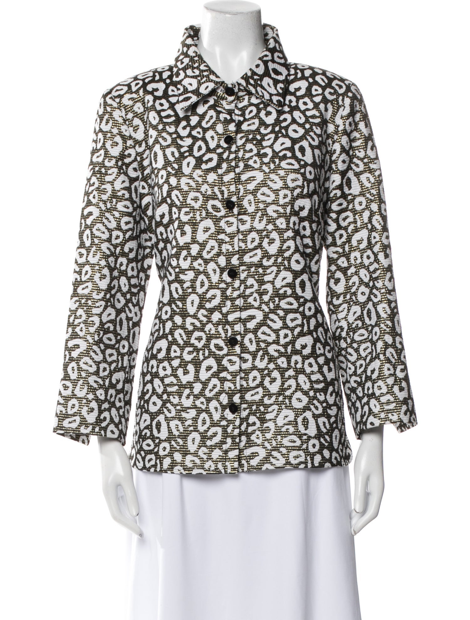 Nina Mclemore Animal Print Jacket