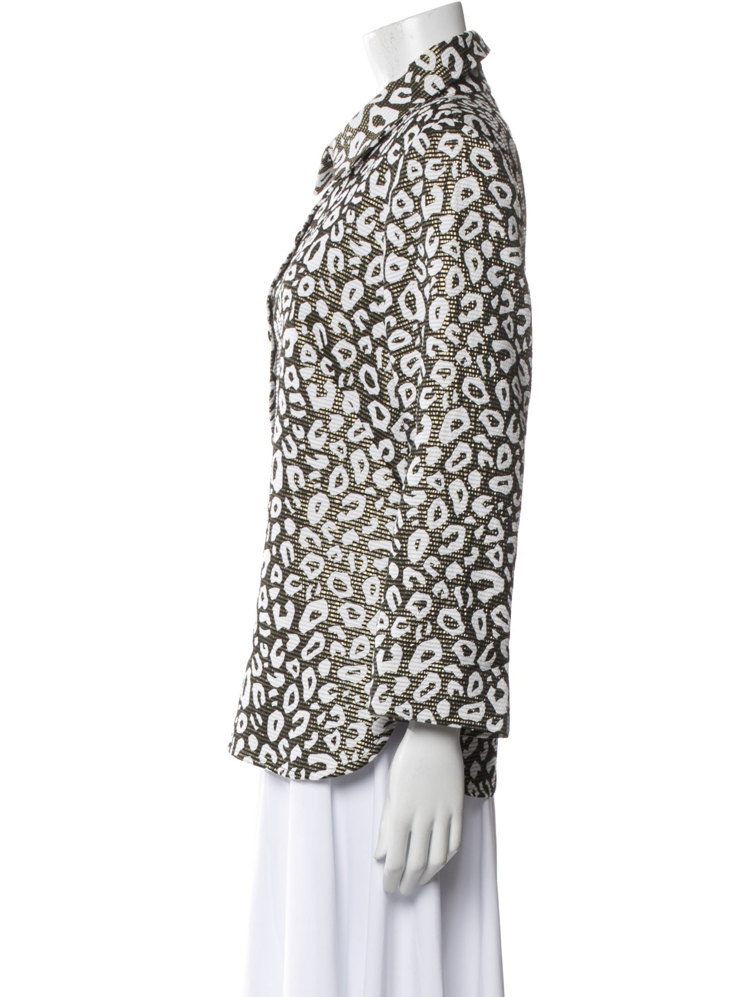 Nina Mclemore Animal Print Jacket