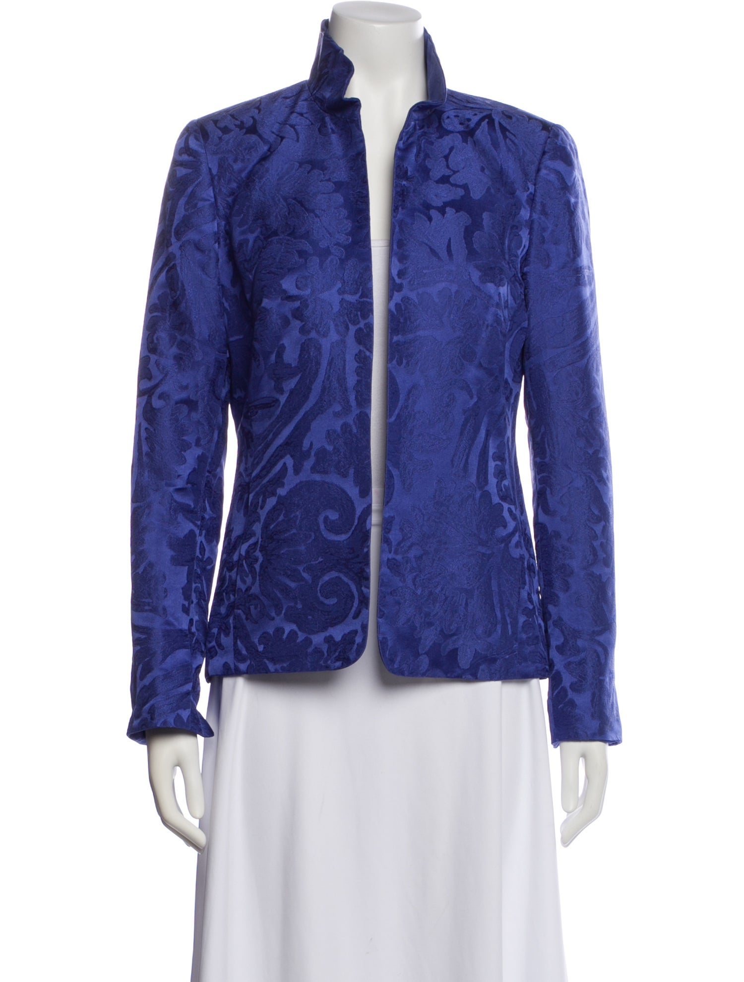Nina Mclemore Silk Printed Jacket