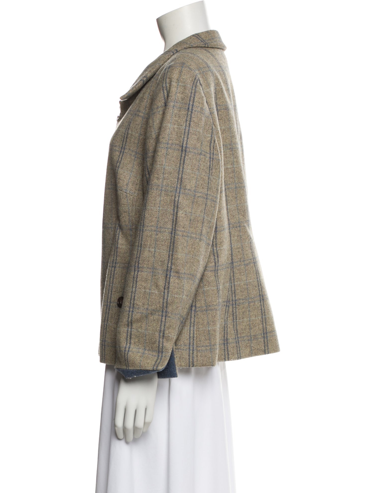 Nina Mclemore Wool Printed Jacket