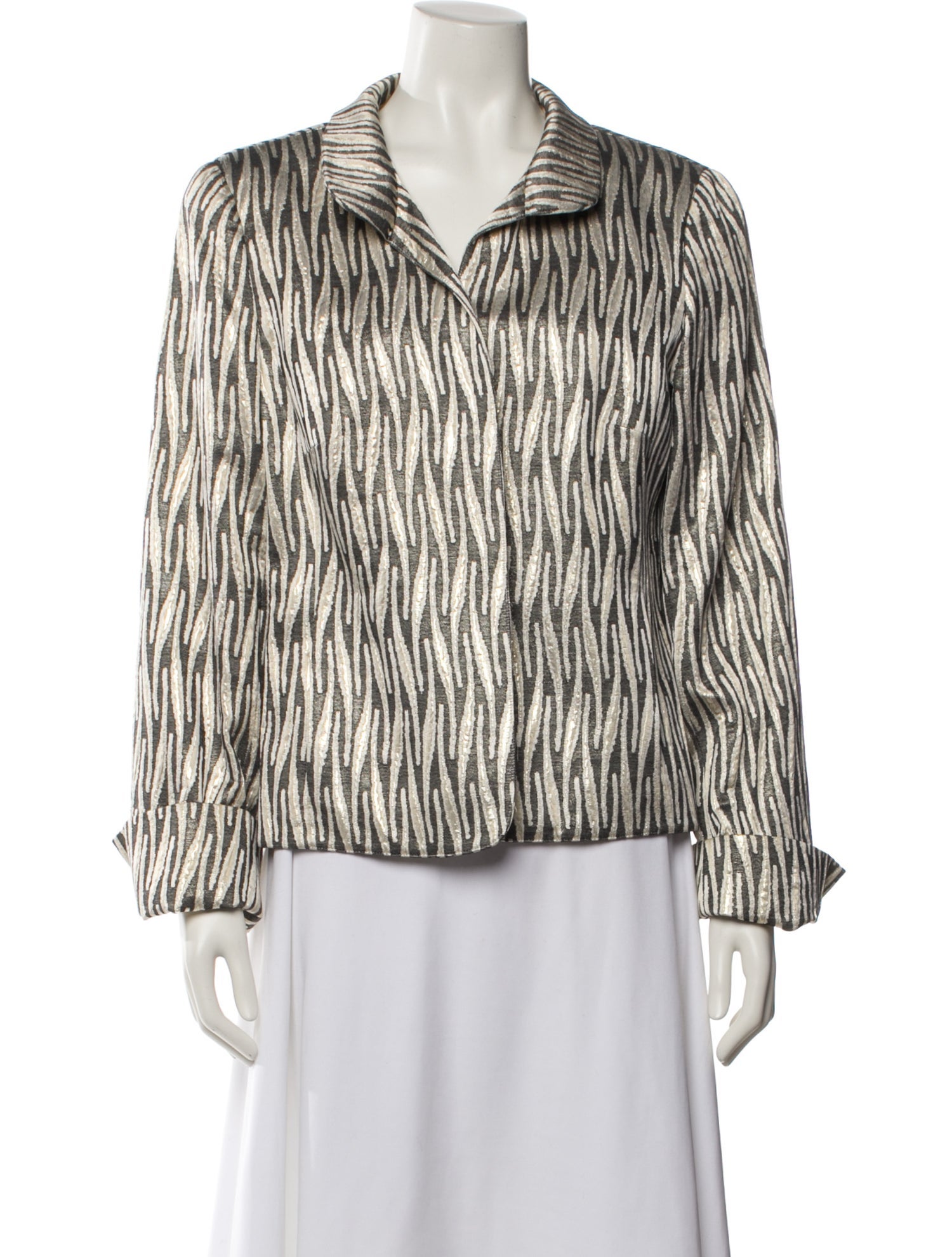 Nina Mclemore Striped Jacket