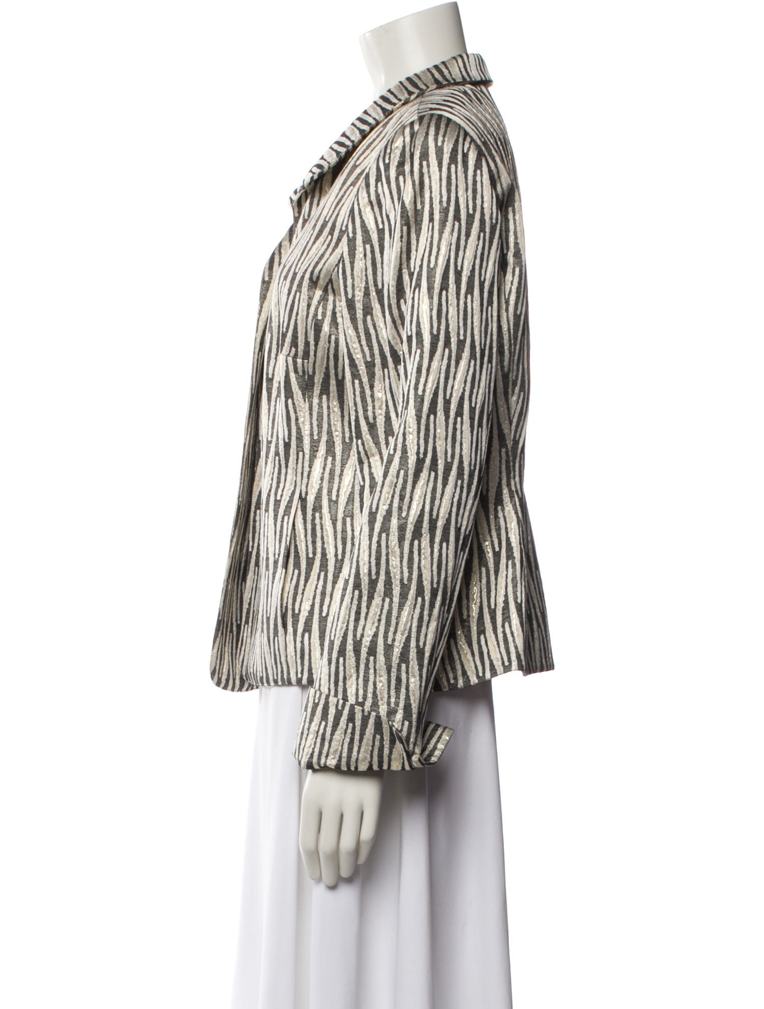 Nina Mclemore Striped Jacket