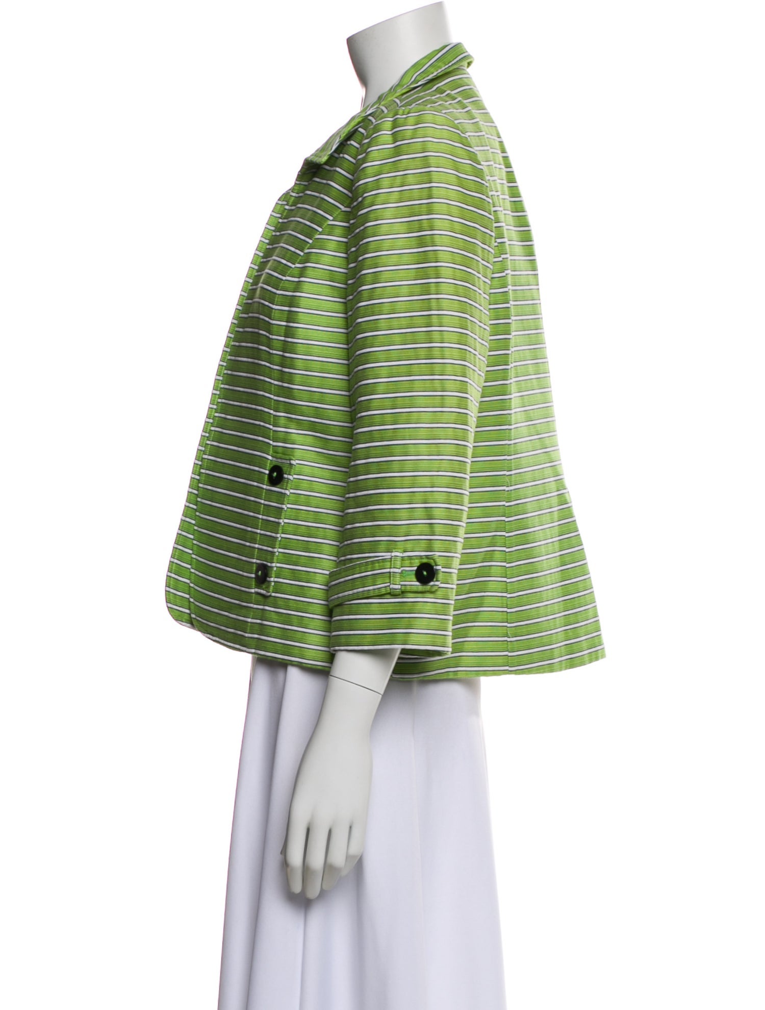 Nina Mclemore Striped Blazer