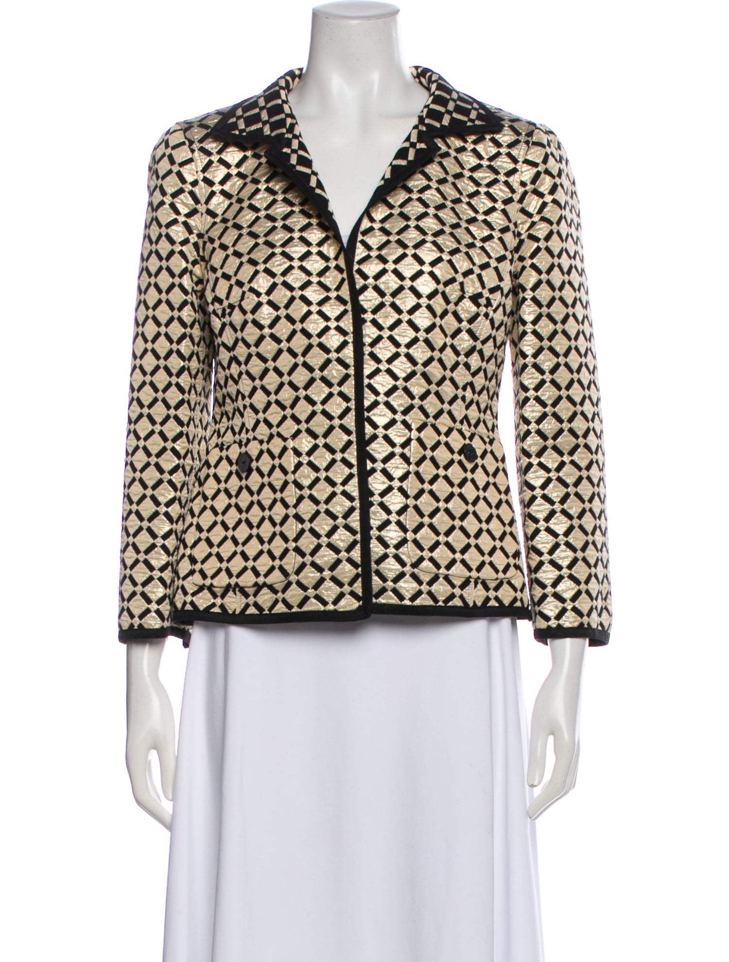 Nina Mclemore Printed Blazer