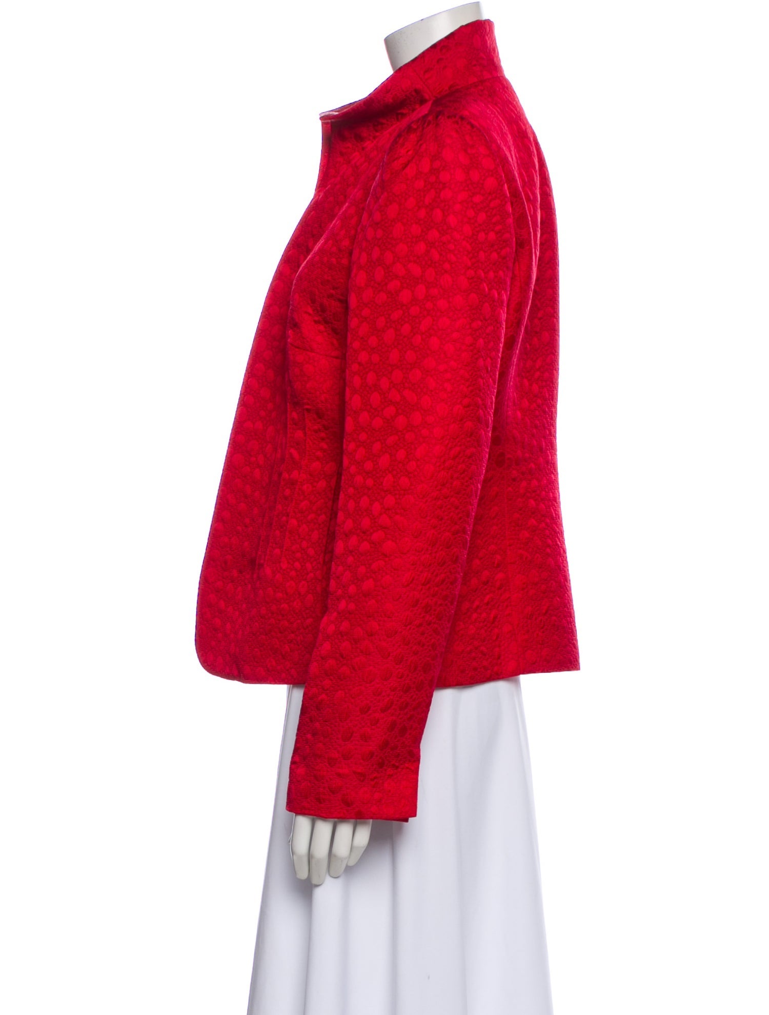 Nina Mclemore Tweed Pattern Evening Jacket