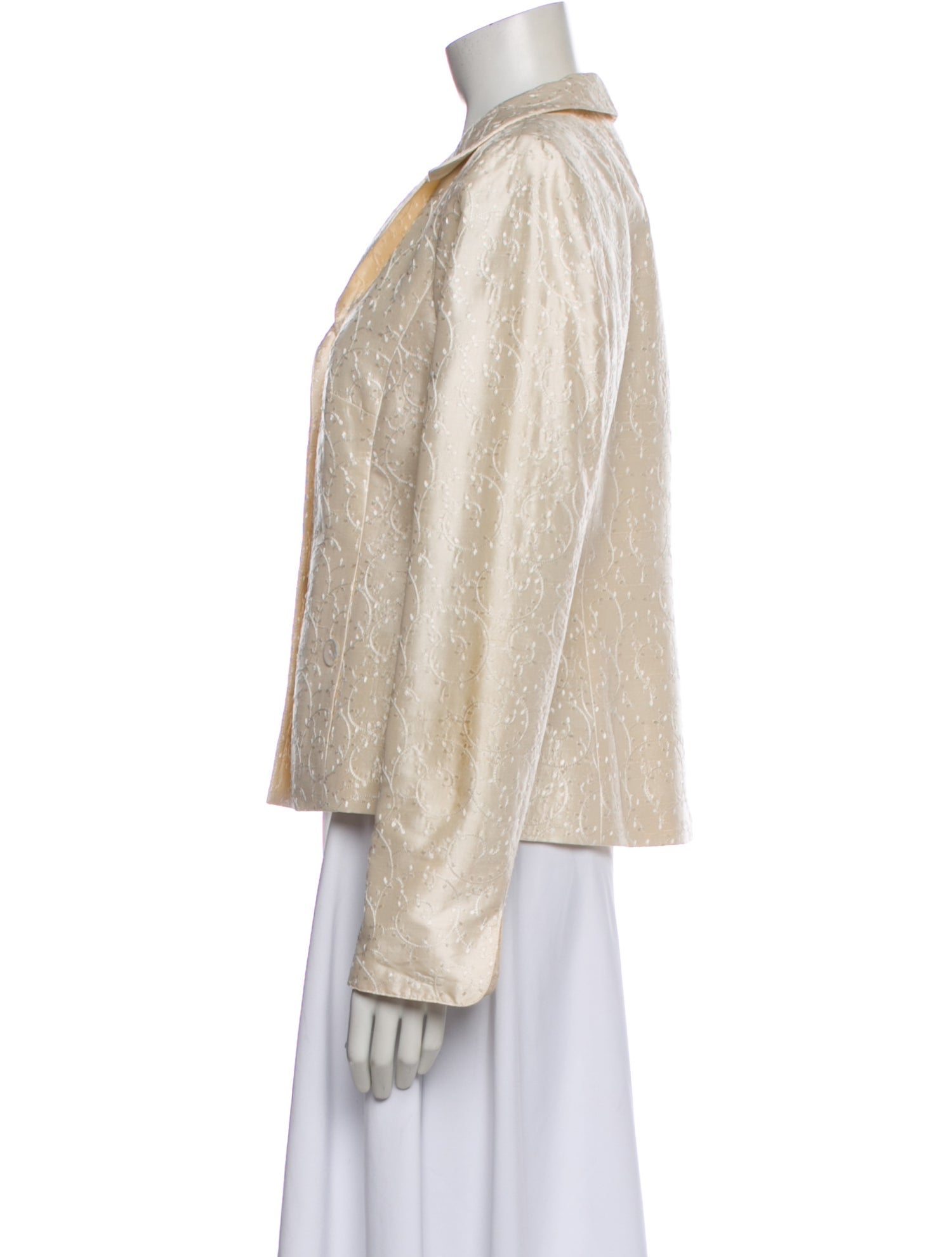 Nina Mclemore Silk Blazer