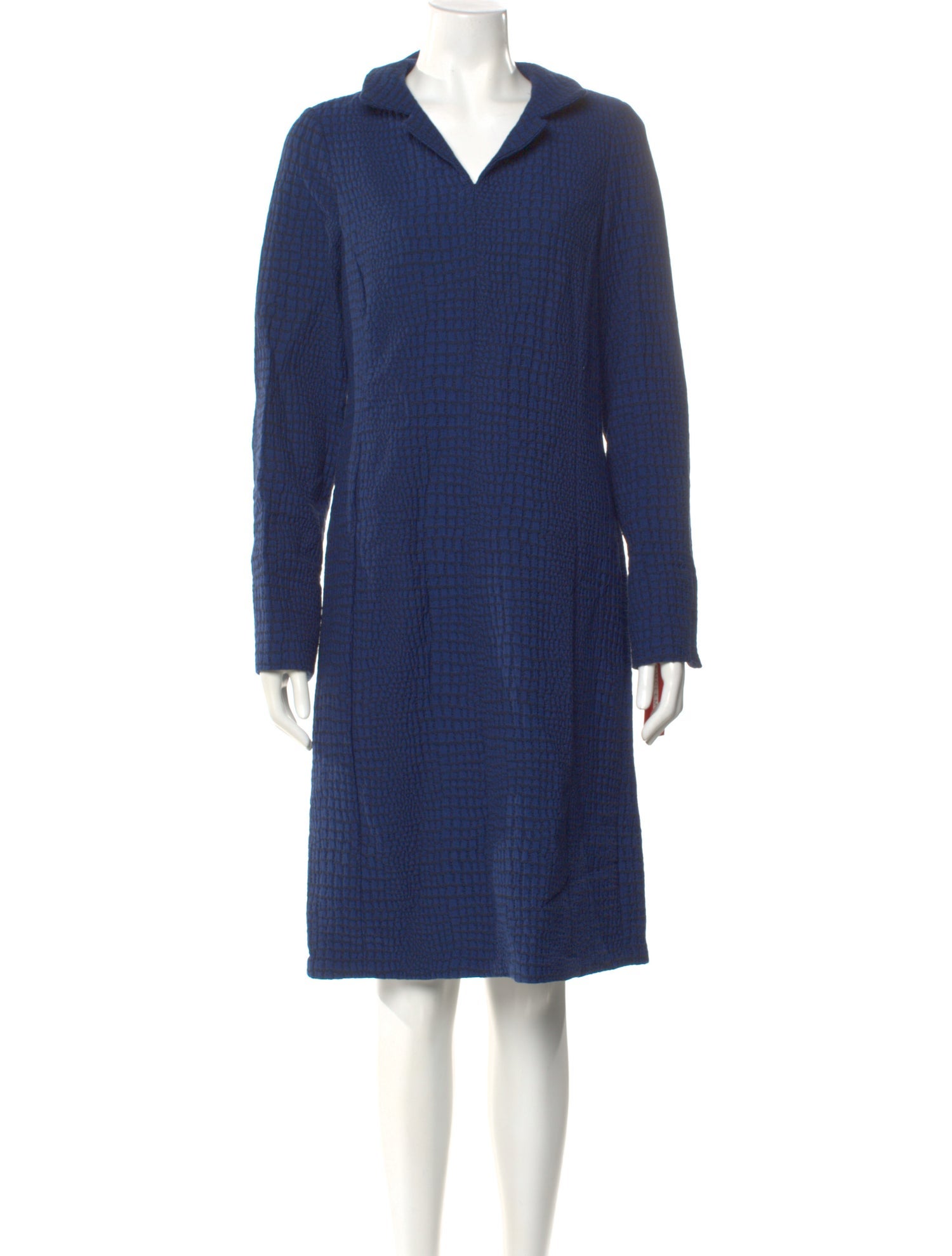 Nina Mclemore V-Neck Knee-Length Dress w/ Tags