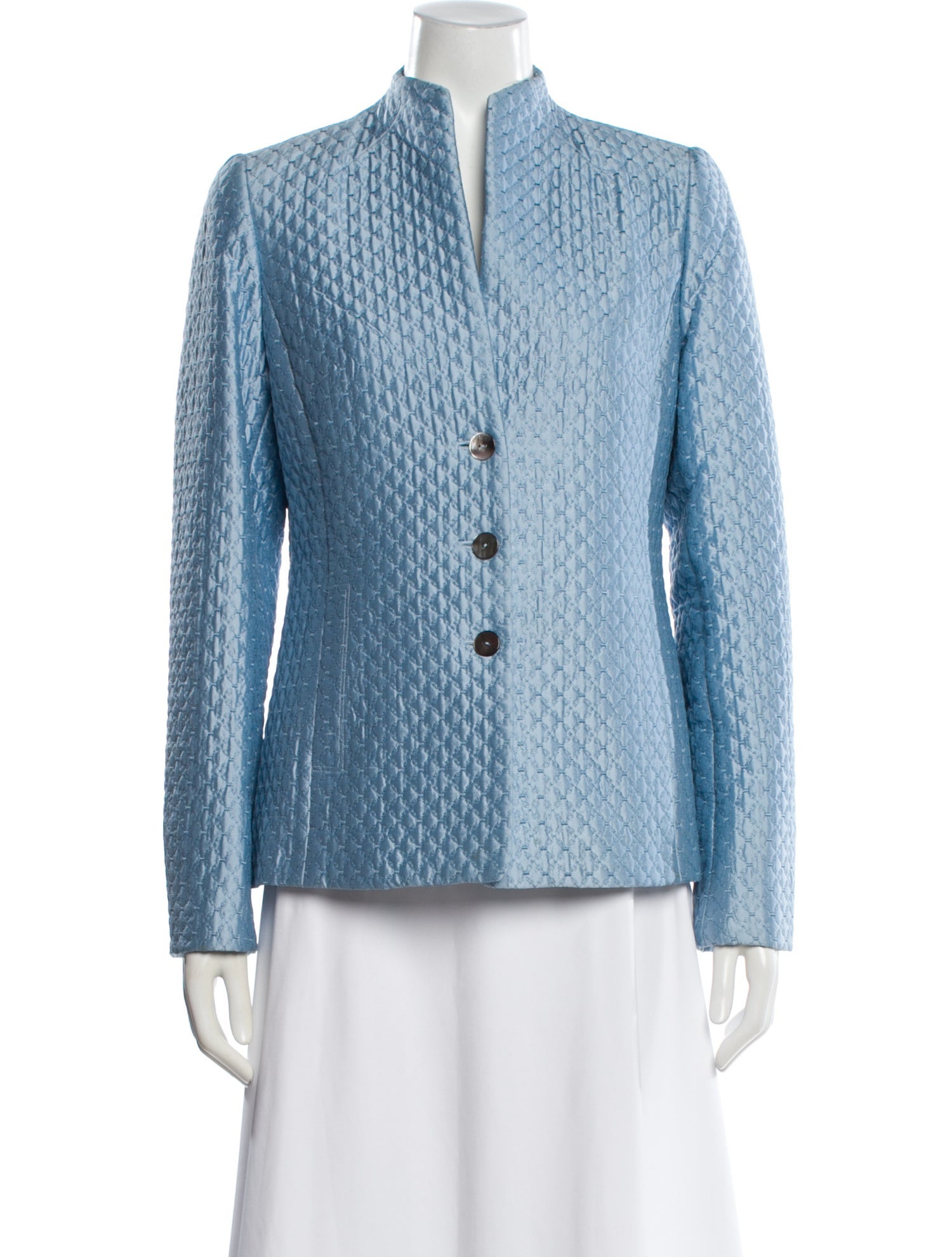 Nina Mclemore Silk Blazer