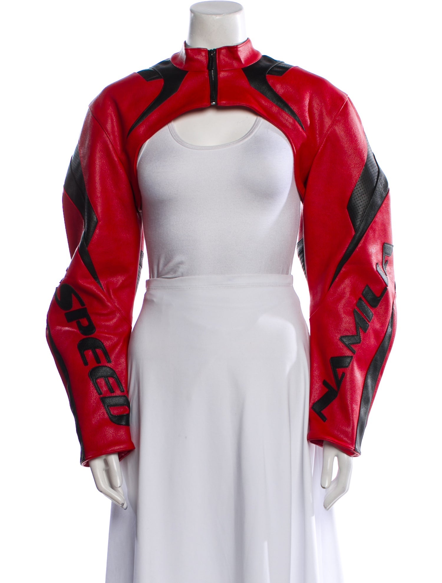 Namilia Colorblock Pattern Bolero