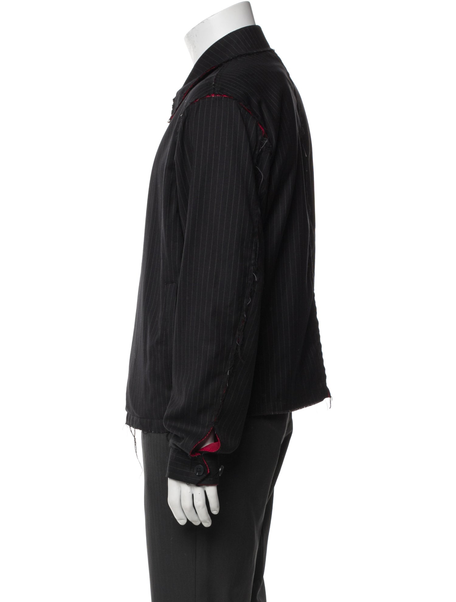 No Maintenance Striped Windbreaker