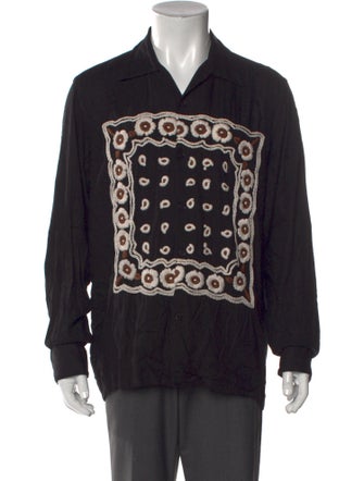 NOMA t.d Graphic Print Long Sleeve Shirt