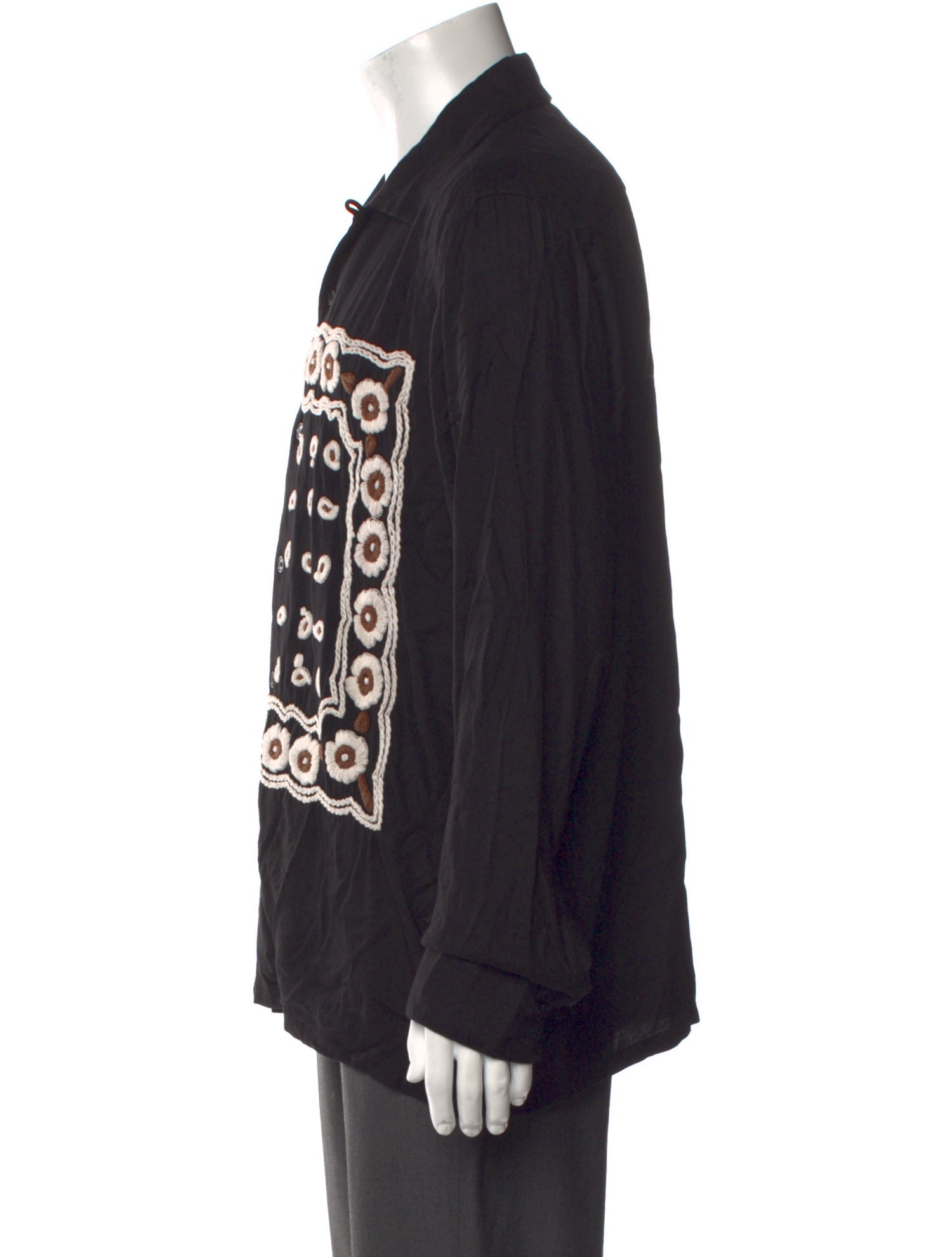 NOMA t.d Graphic Print Long Sleeve Shirt