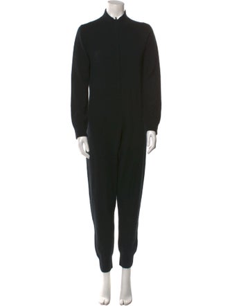 Naadam Cashmere Mock Neck Jumpsuit