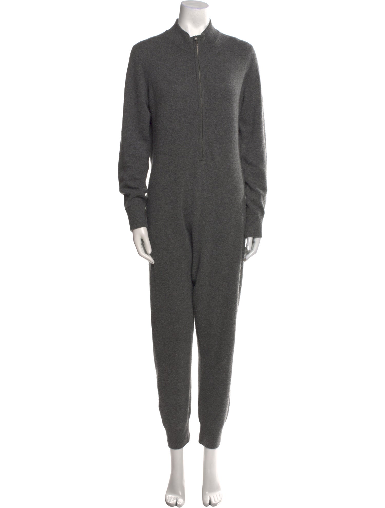 Naadam Cashmere Mock Neck Jumpsuit