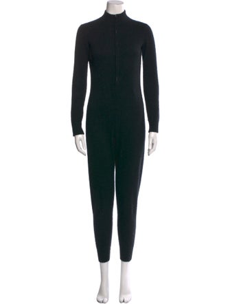 Naadam Cashmere Mock Neck Jumpsuit